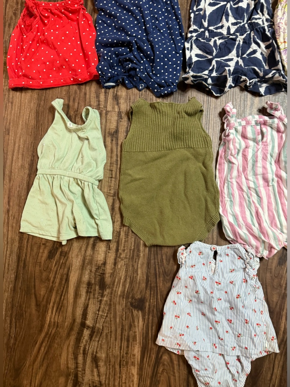 3-6 Months Baby Girl Romper Dress Shirt Bundle Spring Summer Infants - Picture 10 of 11